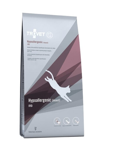 TROVET Hypoallergenic Insect IRD - insectes pour chat pour réduire les intolérances à des ingrédients - 3 kg
