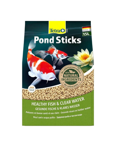 TETRA Pond Sticks - nourriture de base pour les poissons d'étang - 15 L