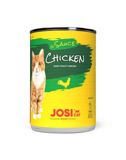 JOSERA JosiCat - Poulet en sauce pour chats adultes - 415g