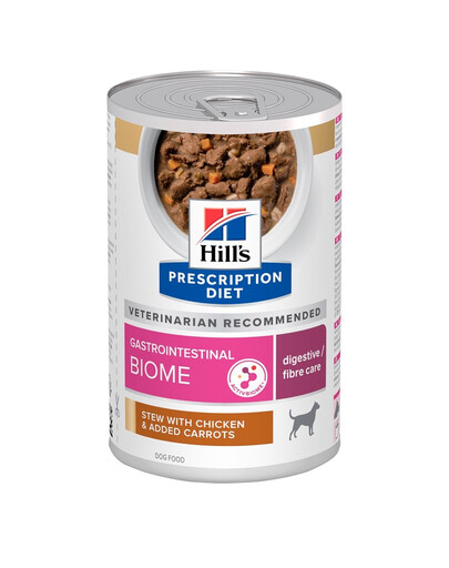 HILL'S Prescription Diet Canine Gastrointestinal Biome Digestive Care Stew au poulet et aux carottes 354 g