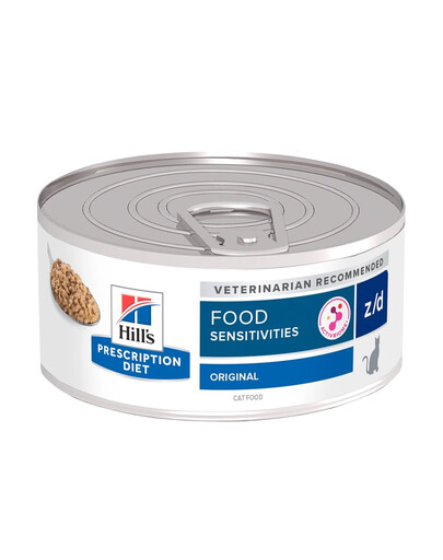 HILL'S Prescription Diet Feline z/d Food Sensitivities pour chats 156 g en boîte