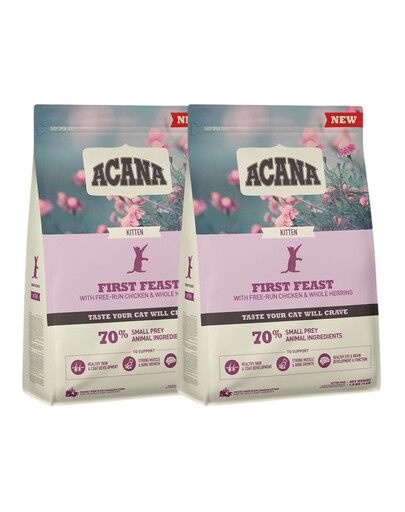 ACANA First Feast Cat 2x340 g nourriture pour chatons