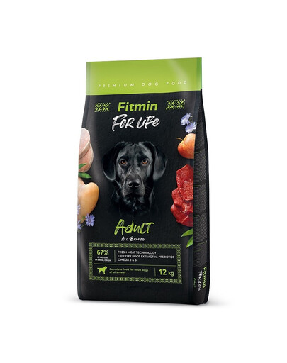FITMIN Dog For Life Adult 12kg pour un chien adulte