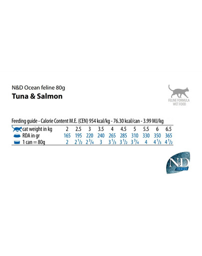 FARMINA N&D Ocean Cat Tuna, salmon - Thon & saumon - 70 g