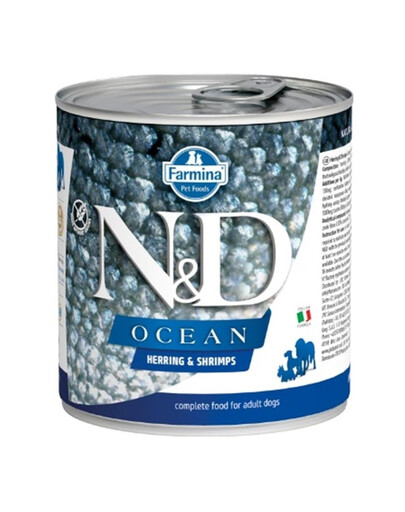 FARMINA N&D Ocean Dog Herring, shrimps - harengs & crevettes - 285 g