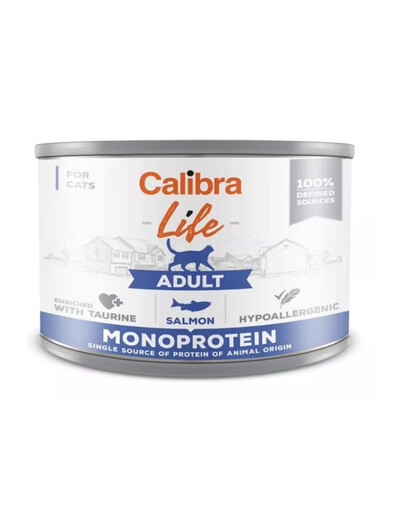 CALIBRA Cat Life Adult Salmon - chats adultes - 200 g