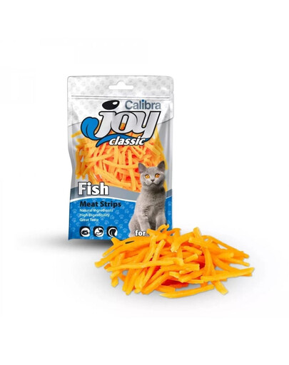 CALIBRA Cat Joy Classic Fish Strips - lamelles de poisson - 70 g