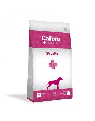 CALIBRA Veterinary Diet Dog Struvite - Pour dissoudre les calculs de struvite - 2 kg