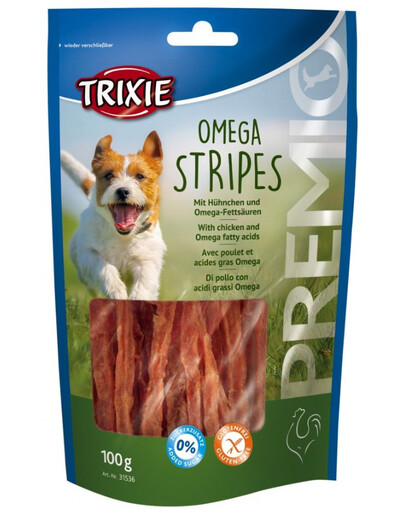 TRIXIE Premio Lanières de poulet croustillantes 100 g