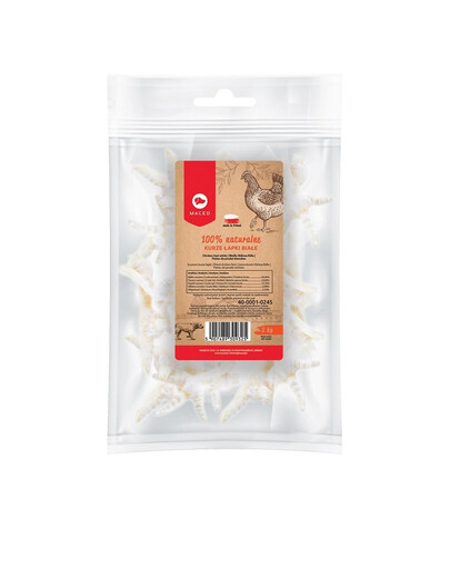 MACED Pattes de poulets Blanc 20 pièces