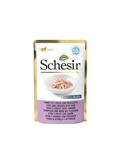 SCHESIR Thon avec poulet et jambon 50g
