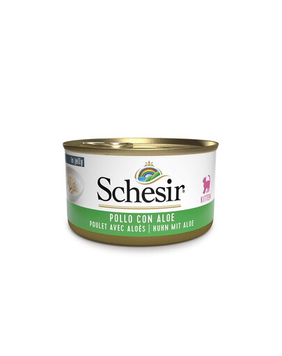 SCHESIR Poulet à l'aloès pour chatons 85G