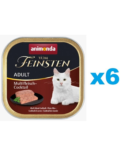 ANIMONDA Vom Feinsten Classic Lot cocktails de viande 6 x 100 g