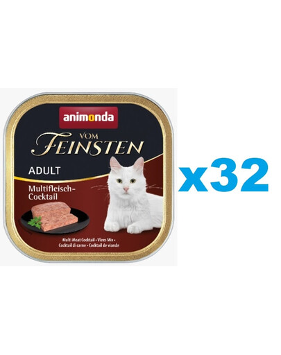 ANIMONDA Vom Feinsten Adult cocktail multi-viandes 32x100 g
