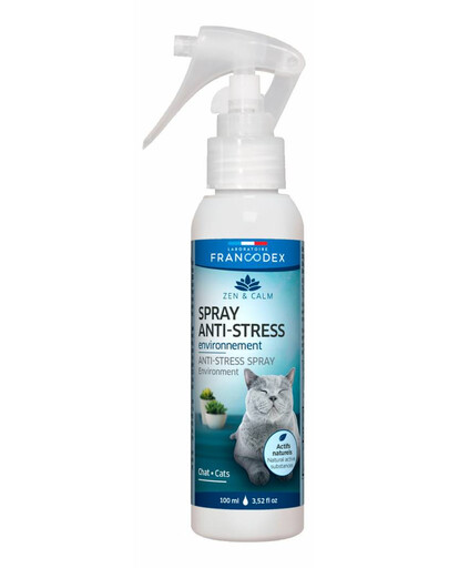 FRANCODEX Spray environnement anti-stress pour chatons et chats 100 ml