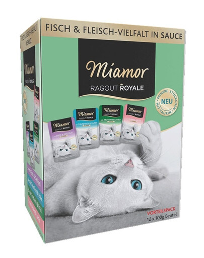 MIAMOR RAGOUT ROYALE Multibox - Viandes et poisson en sauce 12x100g