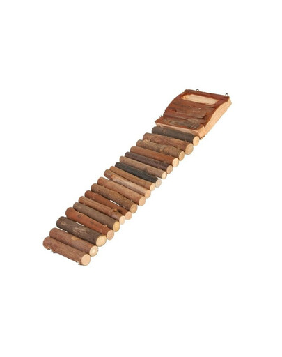 TRIXIE Échelle "Natural Living" pour Hamster en bois naturel 18 échelons 7 x 27 cm