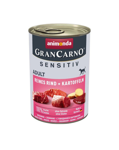 ANIMONDA Grancarno Sensitive Boeuf avec pomme de terre 400 g