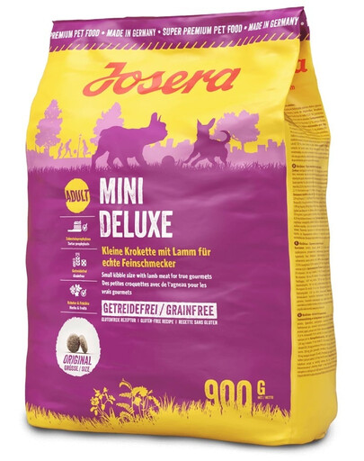 JOSERA MiniDeluxe - pour chiens adultes de petites races - 5 x 900g