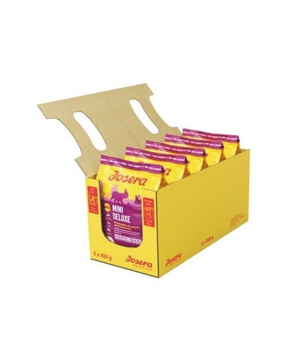 JOSERA MiniDeluxe - pour chiens adultes de petites races - 5 x 900g