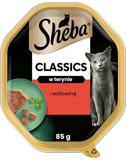 SHEBA Classics in Pate bœuf 22x85g