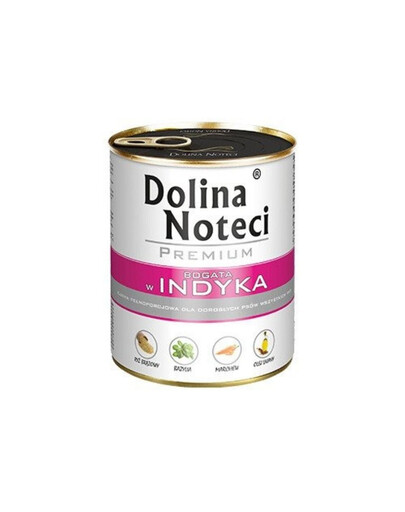 DOLINA NOTECI Premium - Riche en viande de dinde pour chiens adultes - 800g