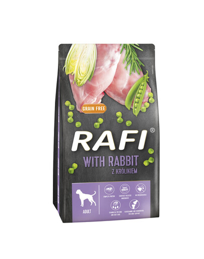 RAFI Croquettes pour chien au lapin 10kg