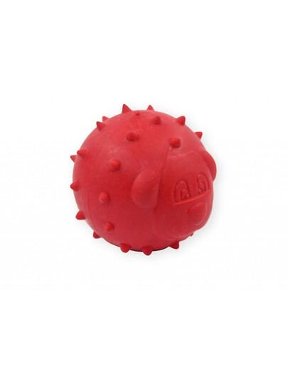 PET NOVA Dog Lifestyle Balle de jeu à gâteries 6,5cm, rouge, goût menthe