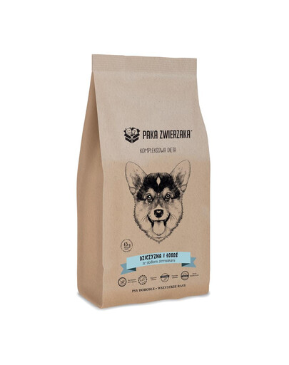 PAKA ZWIERZAKA Gibier et saumon 9 kg pour chiens adultes