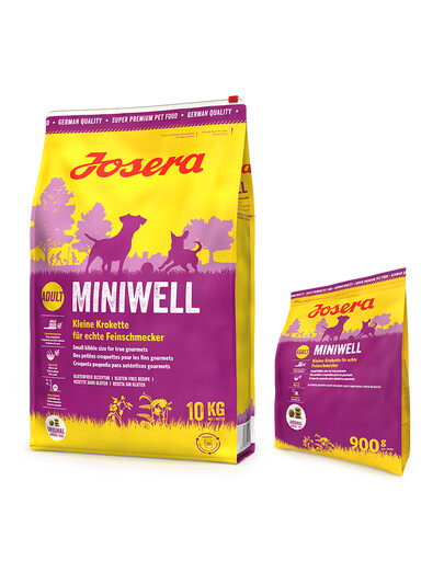 JOSERA Miniwell 10kg + 900g GRATUIT