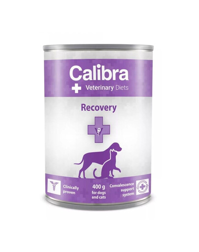 CALIBRA Veterinary Diet Dog&Cat Recovery - pour chiens et chats en convalescence - 400 g