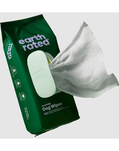 EARTH RATED Lingettes compostables non parfumées 100 pcs.