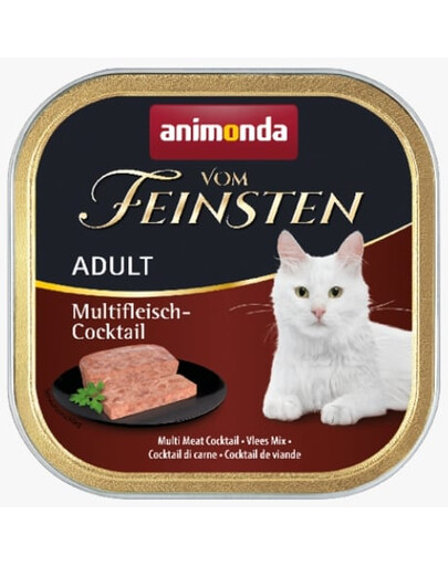 ANIMONDA Vom Feinsten Chat Adulte Cocktail de viandes 100 g