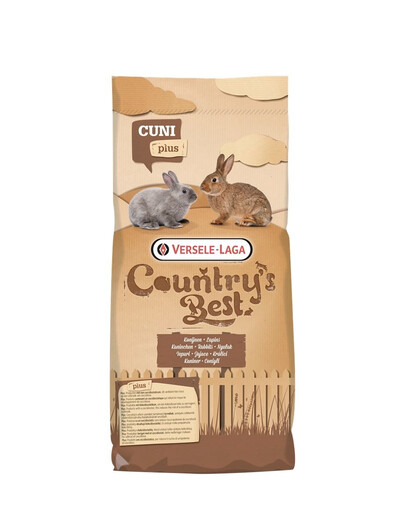 VERSELE-LAGA Country's Best Cuni Fit Plus 20kg granulés à haute teneur en fibres pour lapins avec coccidiostatiques