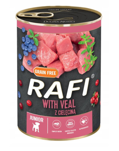 DOLINA NOTECI RAFI Junior Veal - veau pour chiots - 400 g