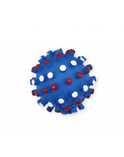 PET NOVA Dog Lifestyle Balle avec languettes 8,5cm bleu