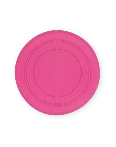 PET NOVA DOG LIFE STYLE Frisbee 18cm rose, saveur menthe