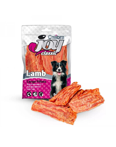 CALIBRA Dog Joy Classic Large Lamb Fillets - grands filets d'agneau - 80 g