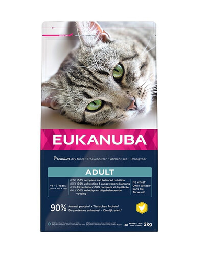 EUKANUBA Cat Adult All Breeds Top Condition - Poulet & Foie pour Chat Adulte Toutes Races Top Condition - 2 kg
