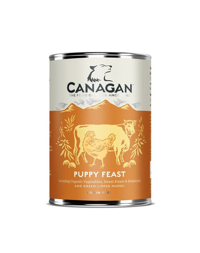 CANAGAN Dog Puppy pâtée pour chiot poulet avec boeuf 400 g