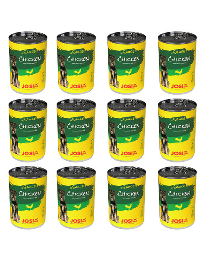 JOSERA JosiDog Poulet en sauce 12x415g pour les chiens adultes