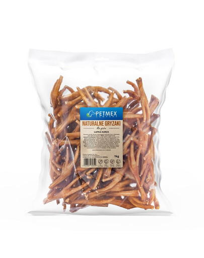 PETMEX Pied de poulet 2kg mâchoire naturelle pour chien