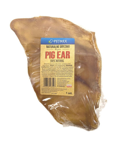 PETMEX Oreille de porc 6 pcs. mâchoire naturelle pour chien