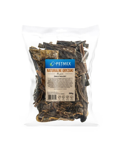 PETMEX Rumen de bœuf 500 g, produit naturel à mâcher pour chiens