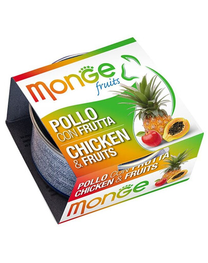 MONGE Fruit Cat Poulet aux fruits 80 g