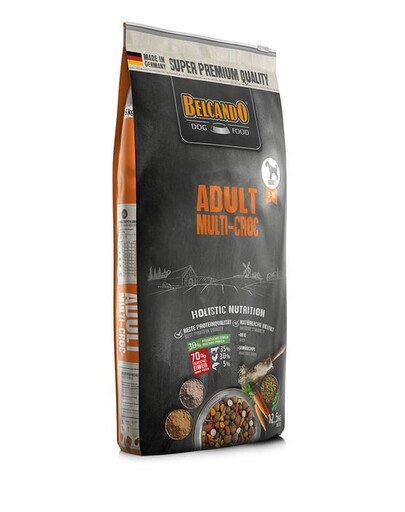 BELCANDO Multi-Croc Croquettes complètes pour chiens ayant une activité normale 12.5 kg