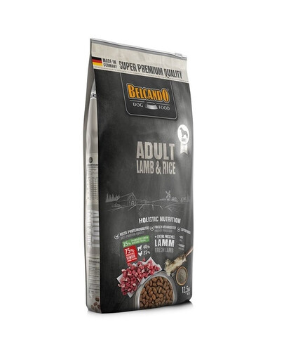 BELCANDO Adult Lamb & Rice - Croquettes d'agneau & riz pour chiens sensibles 12.5 kg