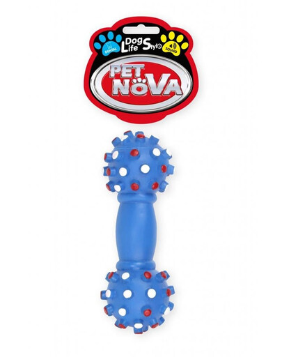 PET NOVA DOG LIFE STYLE Haltère avec languettes 16cm bleu