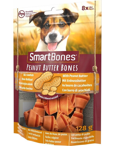SMART BONES Peanut Butter Mini 8 pcs.