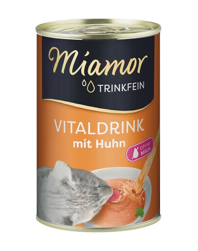 MIAMOR Trinkfein Soupe de poulet pour chats 135 g